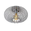 Lucide MANUELA - Plafonnière - Ø 40 cm - 1xE27 - Grijs Clearance