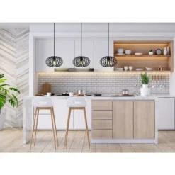 Lucide MANUELA Hanglamp-Zwart-3xE27-40W-Metaal Discount