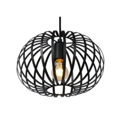 Lucide MANUELA Hanglamp-Zwart-3xE27-40W-Metaal Discount