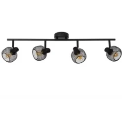 Lucide MAREN - Plafondspot - 4xE14 - Zwart Sale