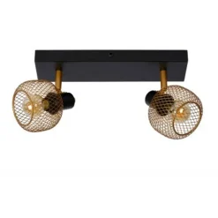 Lucide MAREN - Plafondspot - 2xE14 - Mat Goud / Messing New