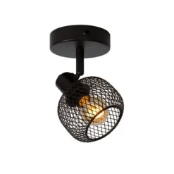 Lucide MAREN - Wandspot - 1xE14 - Zwart Outlet