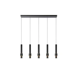 Lucide MARGARY Hanglamp-Zwart-LED Dimb.-4,2W-2700K Hot