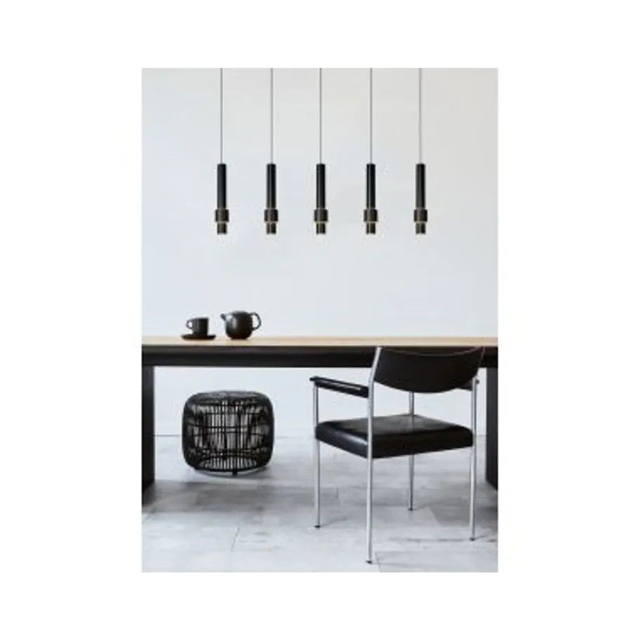 Lucide MARGARY Hanglamp-Zwart-LED Dimb.-4,2W-2700K Hot