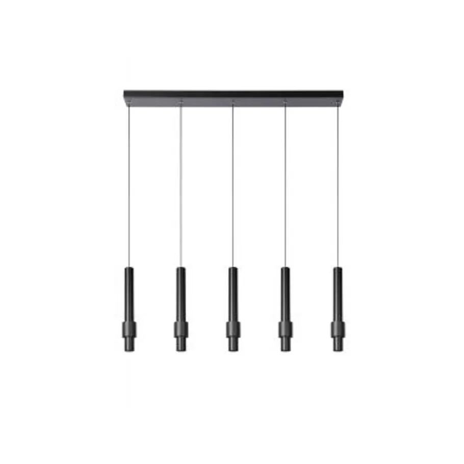 Lucide MARGARY Hanglamp-Zwart-LED Dimb.-4,2W-2700K Hot