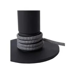 Lucide MARIT - Tafellamp - Ø 10 cm - 1xE27 - Zwart