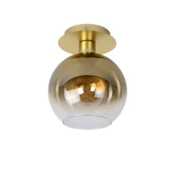 Lucide MARIUS - Plafonnière - 1xE27 - Mat Goud / Messing Discount