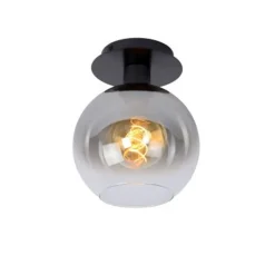 Lucide MARIUS - Plafonnière - 1xE27 - Zwart Online