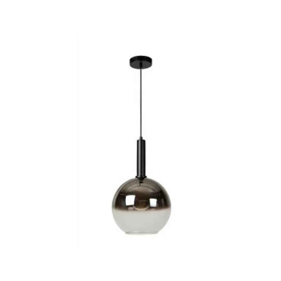 Lucide MARIUS Hanglamp-Zwart-Ø30-1xE27-40W-Glas Hot