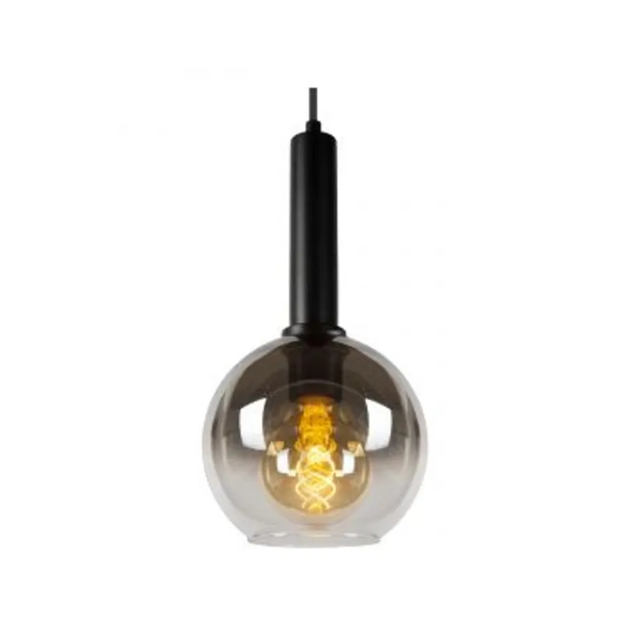 Lucide MARIUS Hanglamp-Zwart-Ø55-5xE27-40W-Glas Outlet
