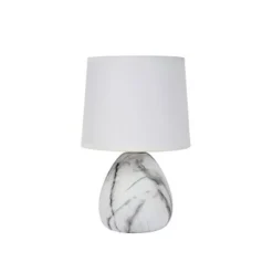 Lucide MARMO - Tafellamp - Ø 16 cm - 1xE14 - Wit New