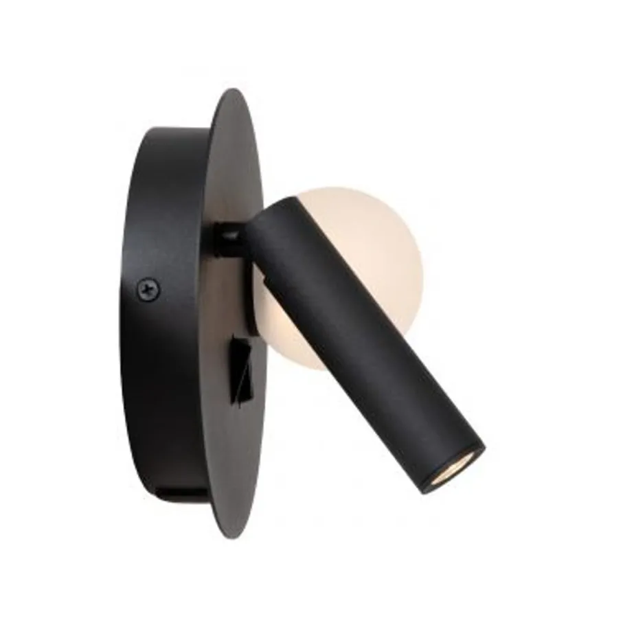 Lucide MATIZ Bedlamp-Zwart-LED-3,7W-3000K Sale