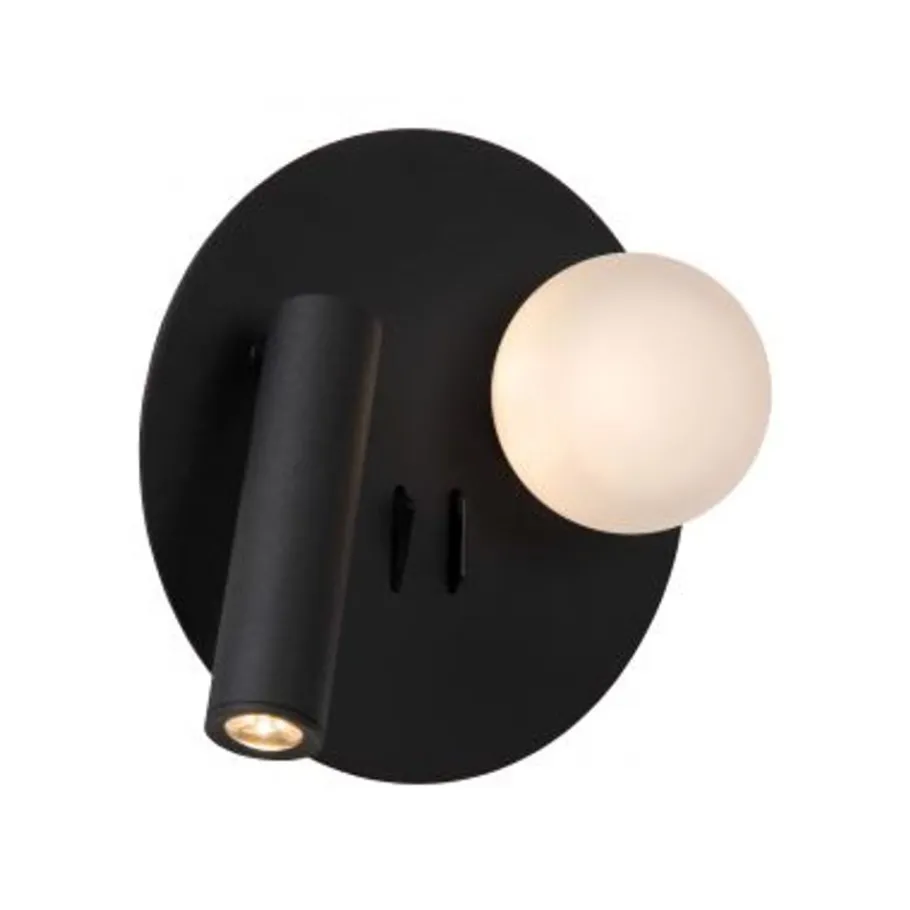 Lucide MATIZ Bedlamp-Zwart-LED-3,7W-3000K Sale