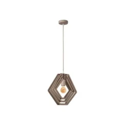 Lucide MAURO Hanglamp Kinder-Taupe-1xE27-40W-MDF Discount