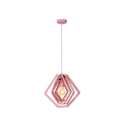 Lucide MAURO Hanglamp Kinder-Roze-1xE27-40W-MDF Outlet