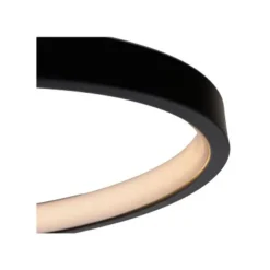 Lucide MAXENCE - Plafonnière - Ø 46 cm - LED Dimb. - 1x24W 3000K - 3 StepDim - Zwart Outlet