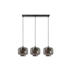 Lucide MEDINE Hanglamp-Fumé-3xE27-40W-Glas Outlet