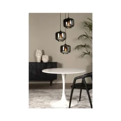 Lucide MEDINE Hanglamp-Fumé-Ø46-3xE27-40W-Glas Discount