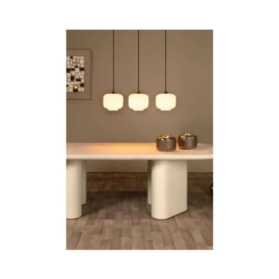 Lucide MEDINE Hanglamp-Opaal-3xE27-40W-Glas Outlet