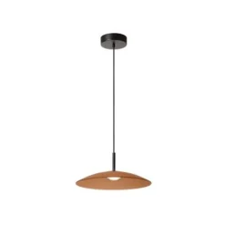 Lucide MENGA Hanglamp-Amber-Ø40-LED Dimb.-10W-2700K-Glas Hot