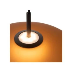 Lucide MENGA Hanglamp-Amber-Ø40-LED Dimb.-10W-2700K-Glas Hot