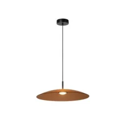 Lucide MENGA Hanglamp-Amber-Ø60-LED Dimb.-20W-2600K/2900K Hot