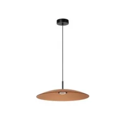 Lucide MENGA Hanglamp-Amber-Ø60-LED Dimb.-20W-2600K/2900K Hot