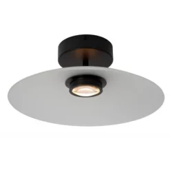 Lucide MENGA Plafonnière-Opaal-Ø40-LED Dimb.-10W-2700K Hot