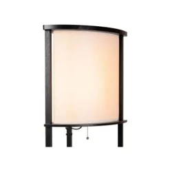 Lucide MENNO Vloerlamp-Zwart-1xE27-60W-MDF Outlet