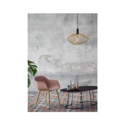 Lucide MESH - Hanglamp - Ø 45 cm - 1xE27 - Mat Goud / Messing Sale