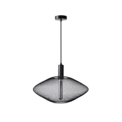 Lucide MESH - Hanglamp - Ø 45 cm - 1xE27 - Zwart