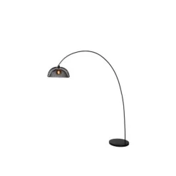 Lucide MESH - Vloerlamp - Ø 46 cm - 1xE27 - Zwart Clearance