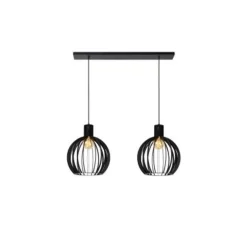 Lucide MIKAELA - Hanglamp - Ø 35 cm - 2xE27 - Zwart Best