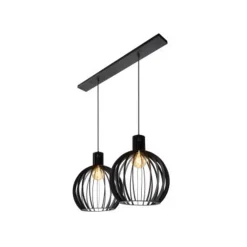 Lucide MIKAELA - Hanglamp - Ø 35 cm - 2xE27 - Zwart Best