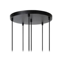 Lucide MIKAELA Hanglamp-Zwart-Ø35-6xE14-5W-Metaal Outlet