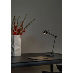 Lucide MILNE - Leeslamp - LED Dimb. - 1x8W 2700K - Zwart Outlet