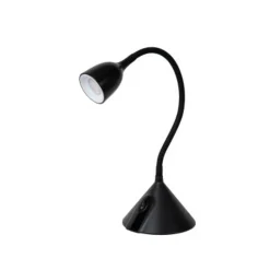 Lucide MILO Bureaulamp-Zwart-Ø12,8-LED-3,2W-3000K-ABS Outlet