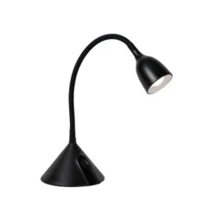 Lucide MILO Bureaulamp-Zwart-Ø12,8-LED-3,2W-3000K-ABS Outlet
