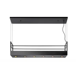Lucide MIRAVELLE - Hanglamp - 6xGU10 - Zwart