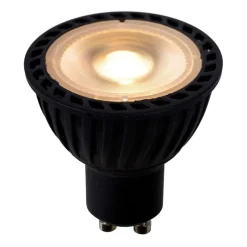 Lucide MR16 - Led lamp - Ø 5 cm - LED Dim to warm - GU10 - 1x5W 2200K/3000K - Zwart