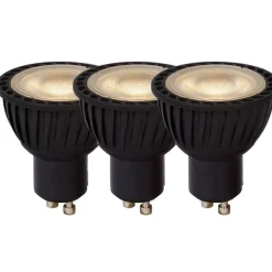 Lucide MR16 - Led lamp - Ø 5 cm - LED Dimb. - GU10 - 3x5W 3000K - Zwart