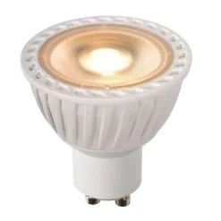 Lucide MR16 - Led lamp - Ø 5 cm - LED Dimb. - GU10 - 1x5W 2700K - 3 StepDim - Wit Outlet