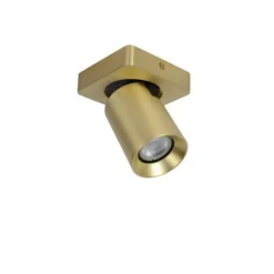Lucide NIGEL - Plafondspot - LED Dim to warm - GU10 - 1x5W 2200K/3000K - Mat Goud / Messing Clearance