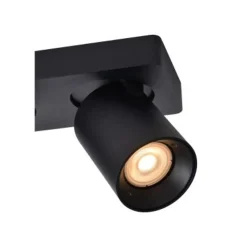 Lucide NIGEL Plafondspot 3xGU10/5W DTW Zwart New