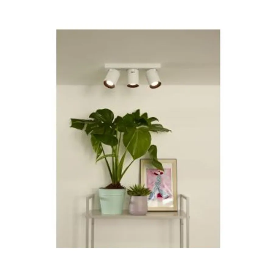 Lucide NIGEL Plafondspot 3xGU10/5W DTW Wit New