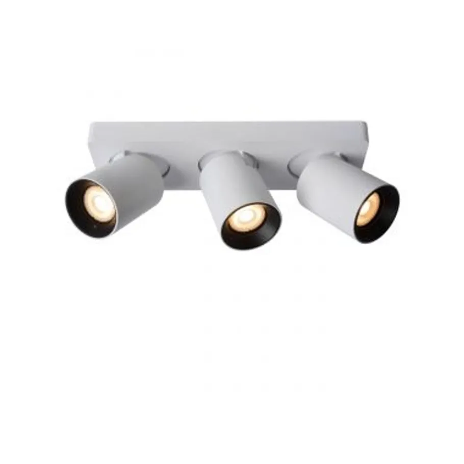 Lucide NIGEL Plafondspot 3xGU10/5W DTW Wit New