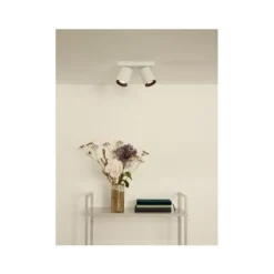 Lucide NIGEL Plafondspot 2xGU10/5W DTW Wit Hot