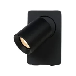 Lucide NIGEL Wandspot 1xGU10/5W + USB Zwart Hot