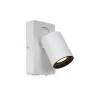 Lucide NIGEL Wandspot 1xGU10/5W + USB Wit Hot