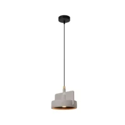 Lucide NINJA Hanglamp-Grijs-1xE27-40W-Beton Sale